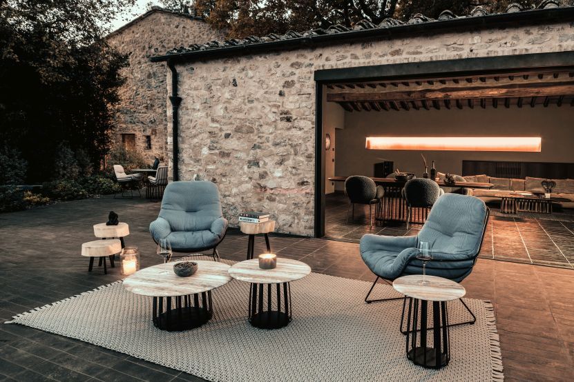 BC 09 Basket Outdoor Couch-/ Beistelltisch Janua