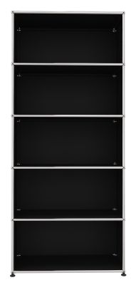 USM Haller Regal Offen H 179 cm Graphitschwarz - FAST DELIVERY