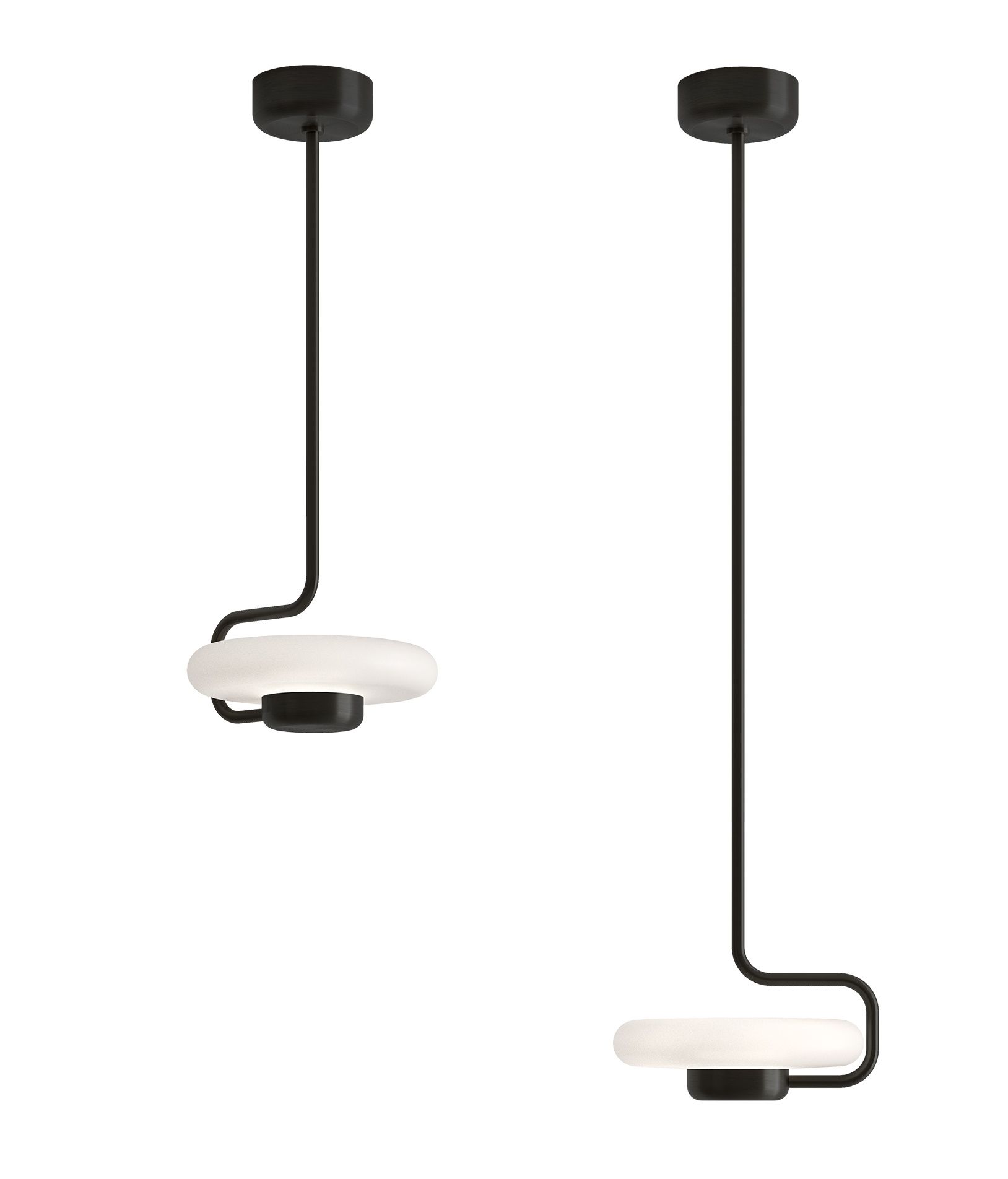 Tratto Pendelleuchte Schwarz Kdln