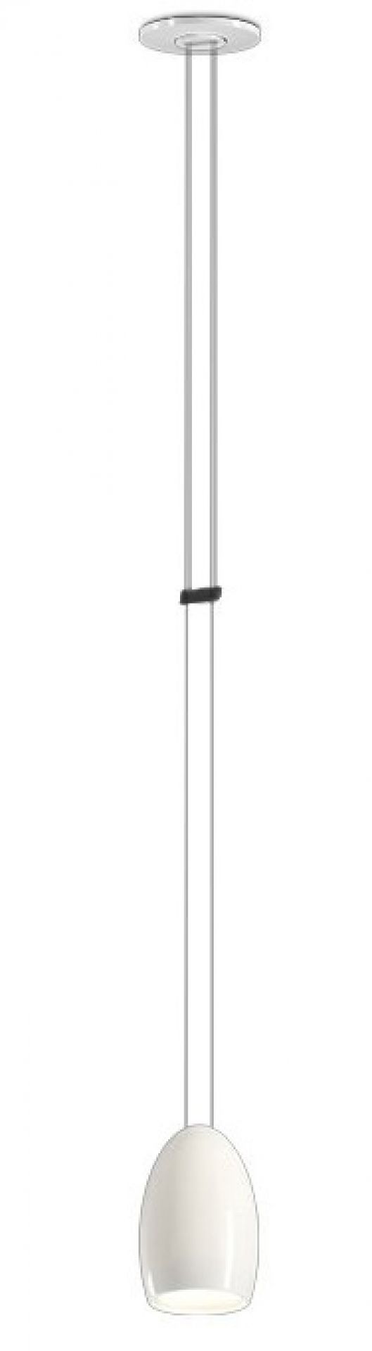 Oh China Pendelleuchte in Grau: Moderne Hängelampe mit länglichem, grauem Lampenschirm und minimalistischem Design.