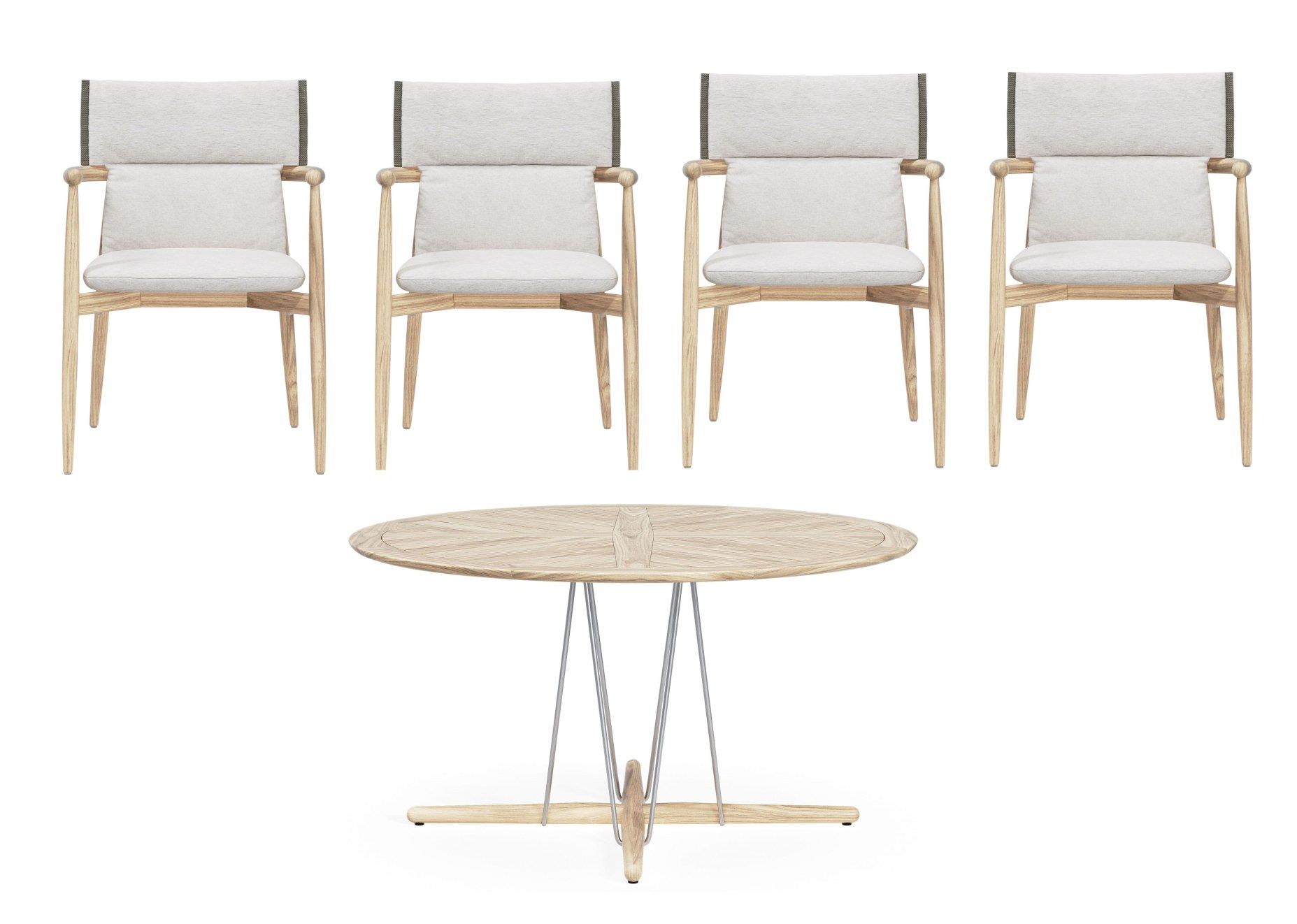 Embrace Outdoor Dining Set 2 Carl Hansen & Søn