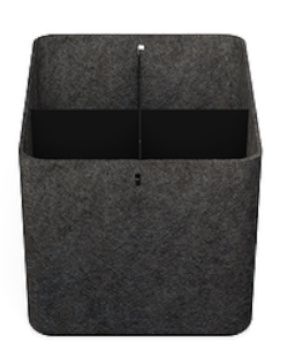 USM Haller Inos Box hoch mit Unterteilung quer / längs