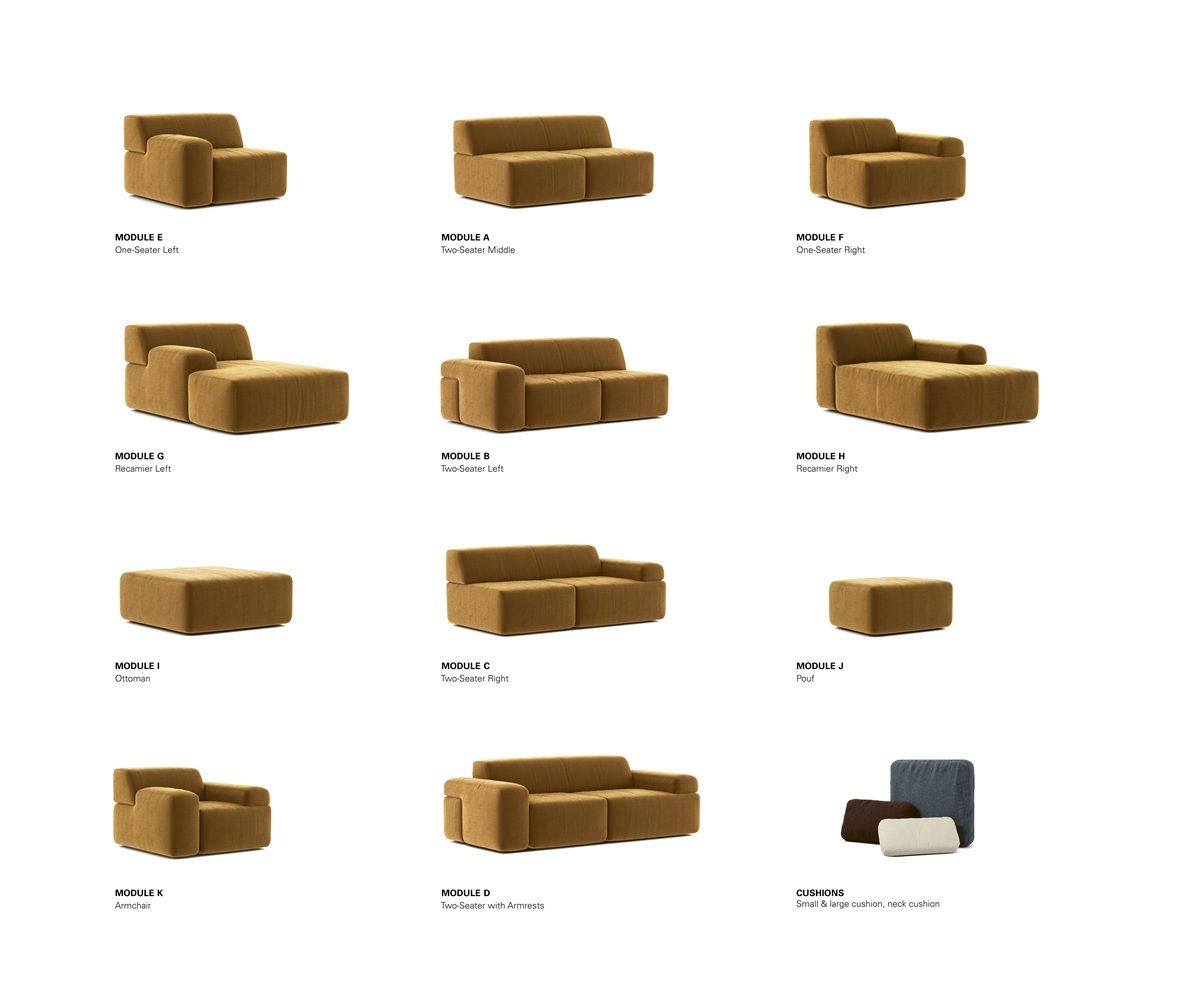 Soft Stone Sofa ClassiCon
