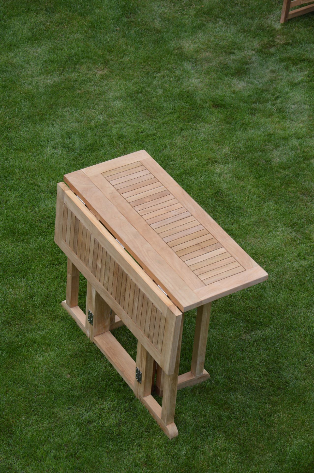 City Klapptisch/Balkontisch Natur von Jan Kurtz, ausklappbar, für Balkon oder Terrasse, Holztisch.