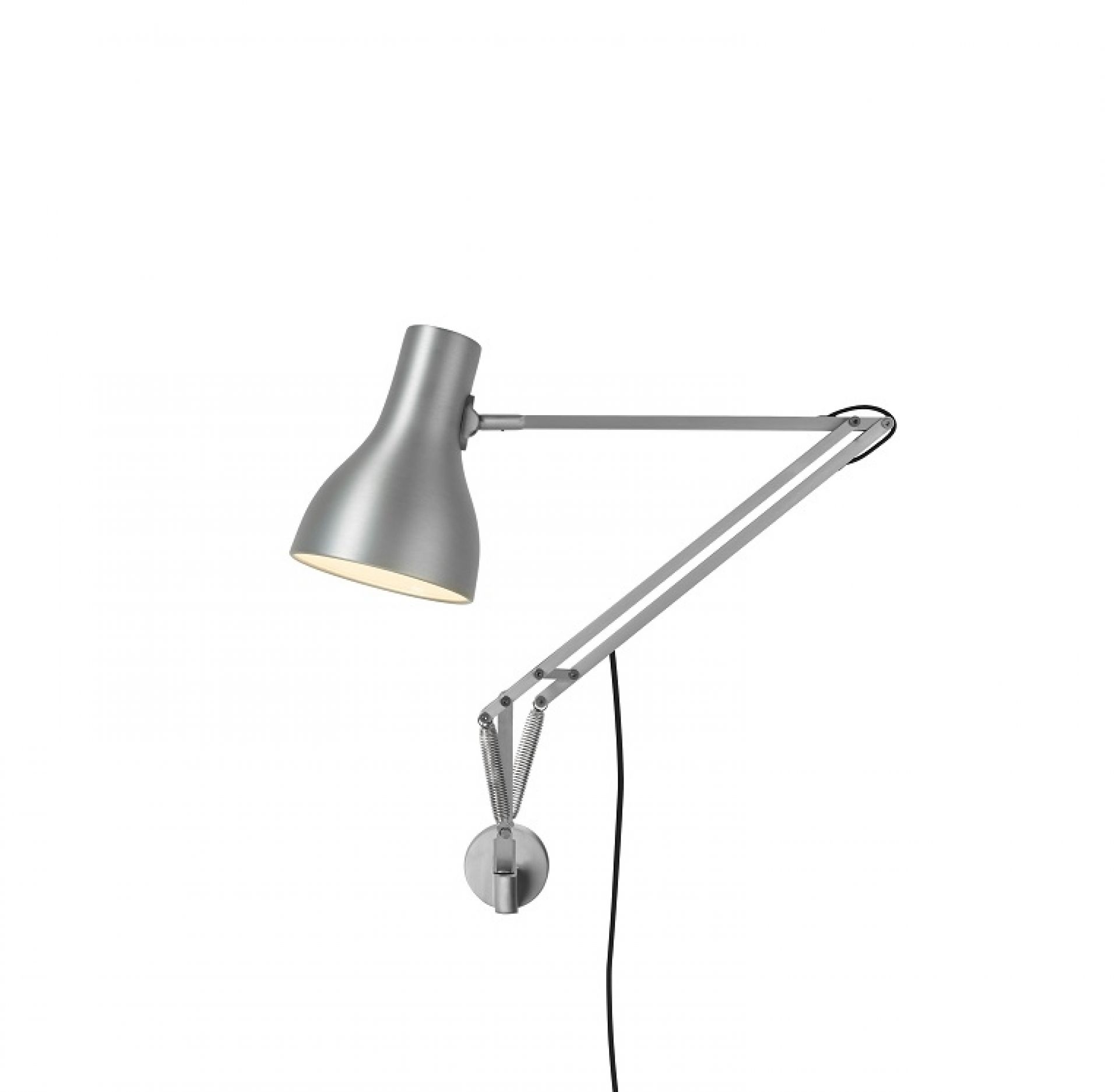 Type 75 Wall Mounted Wandleuchte Anglepoise Silber