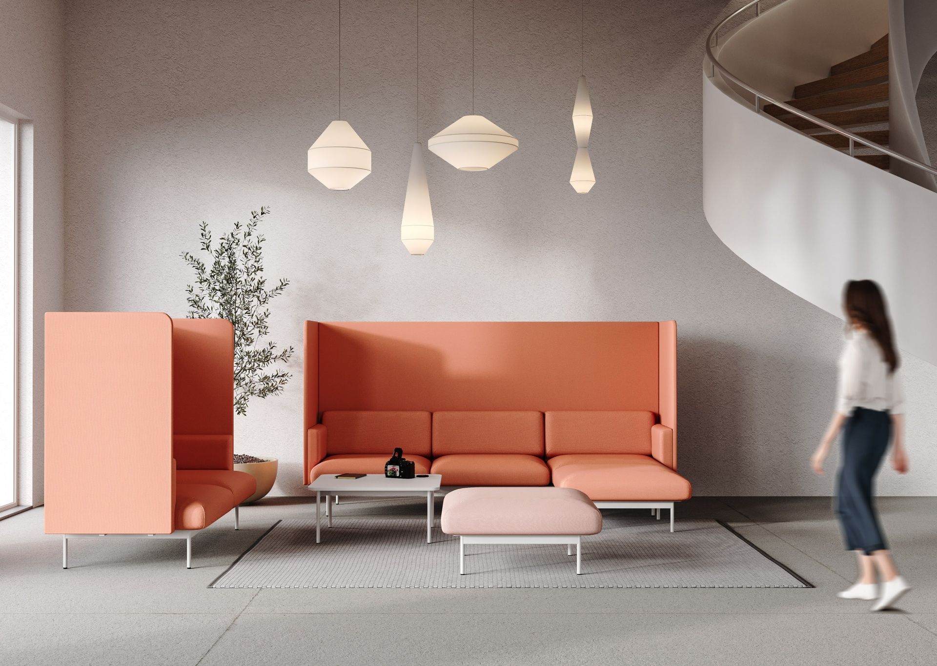 fora FR 100 Ottoman / Hocker Bejot