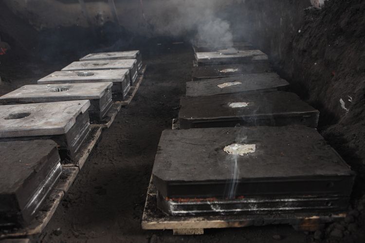 Walter Gropius Türdrücker Tecnolumen Nickel poliert