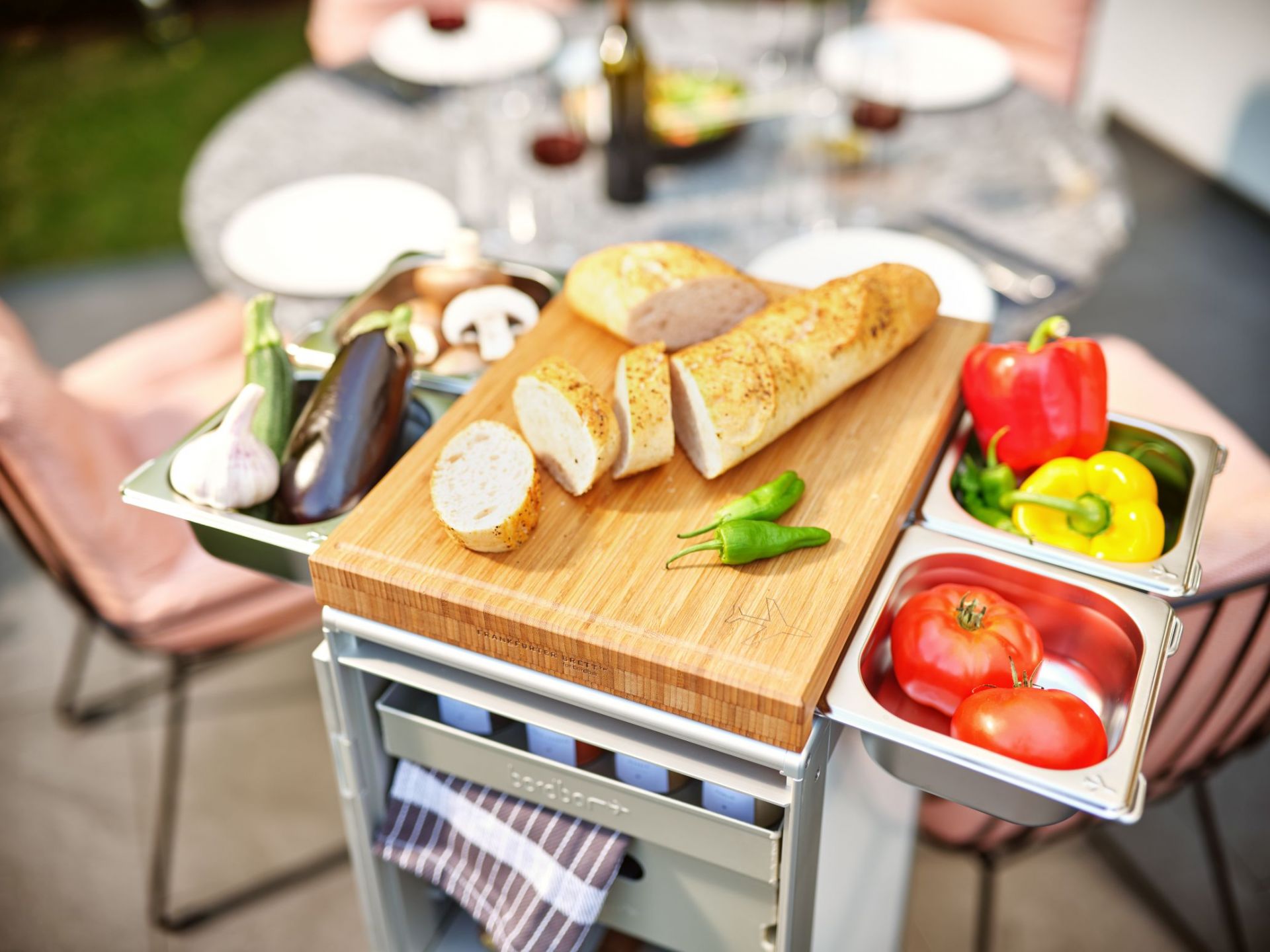 Serving Equipment Set Zubehör Bordbar