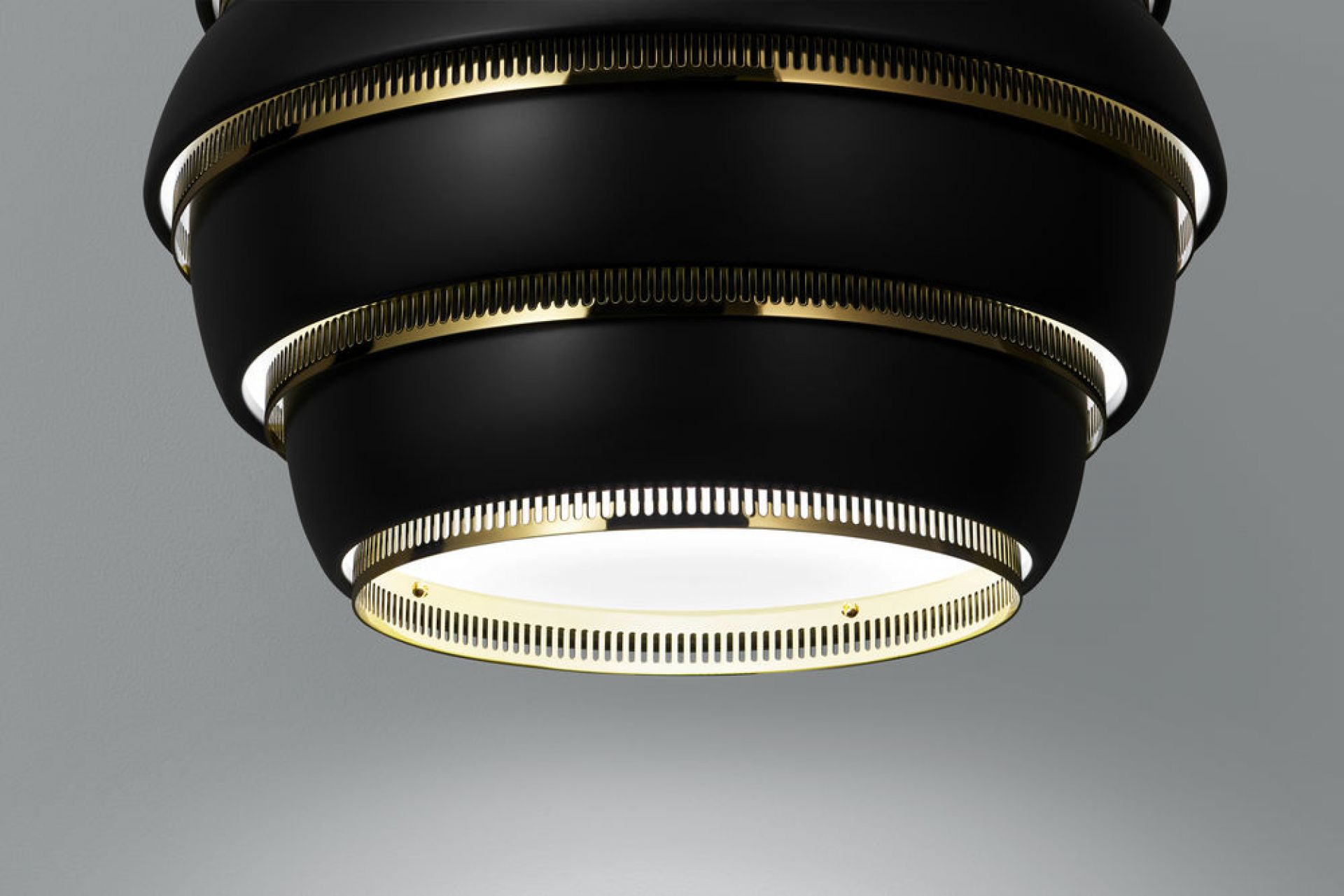 A331 Beehive Hängeleuchte Schwarz Artek QUICK SHIP