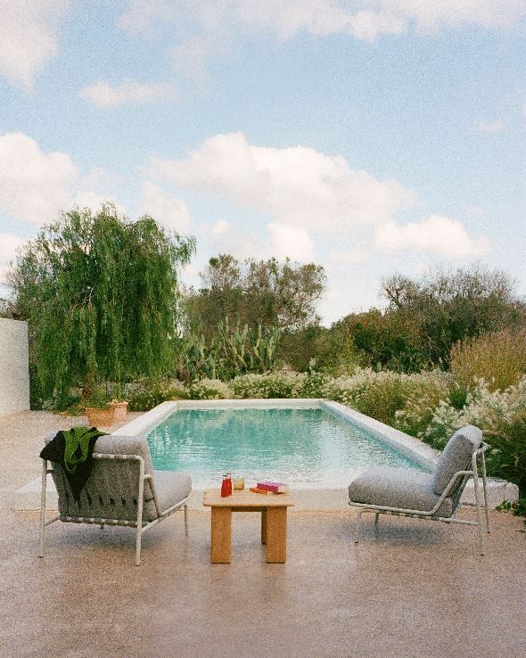 Assemble Coffee Table Couchtisch 55x55 cm Teak Outdoor Muuto 