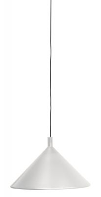 Weiße Cono Hängeleuchte von Martinelli Luce, moderne Pendelleuchte für Wohnzimmer und Esszimmer.