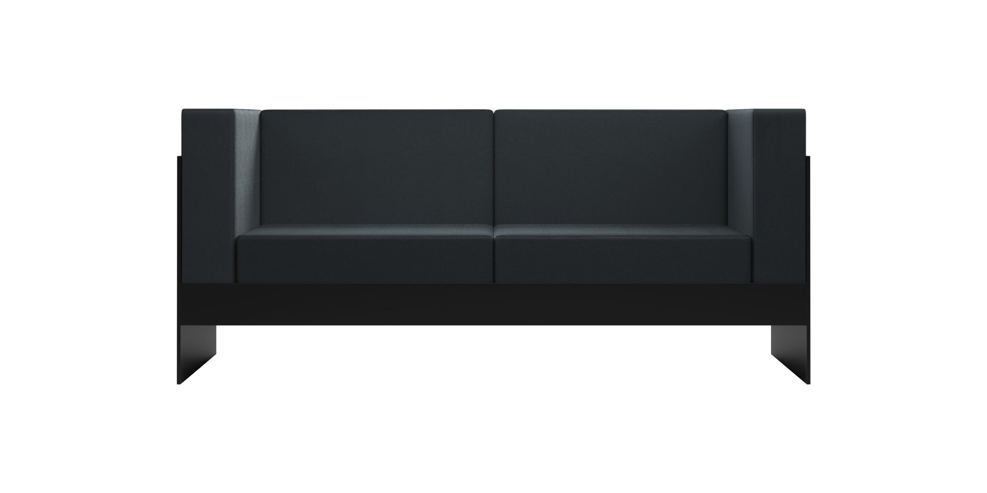 Standard Sofa 170x81x74 cm schwarz New Tendency