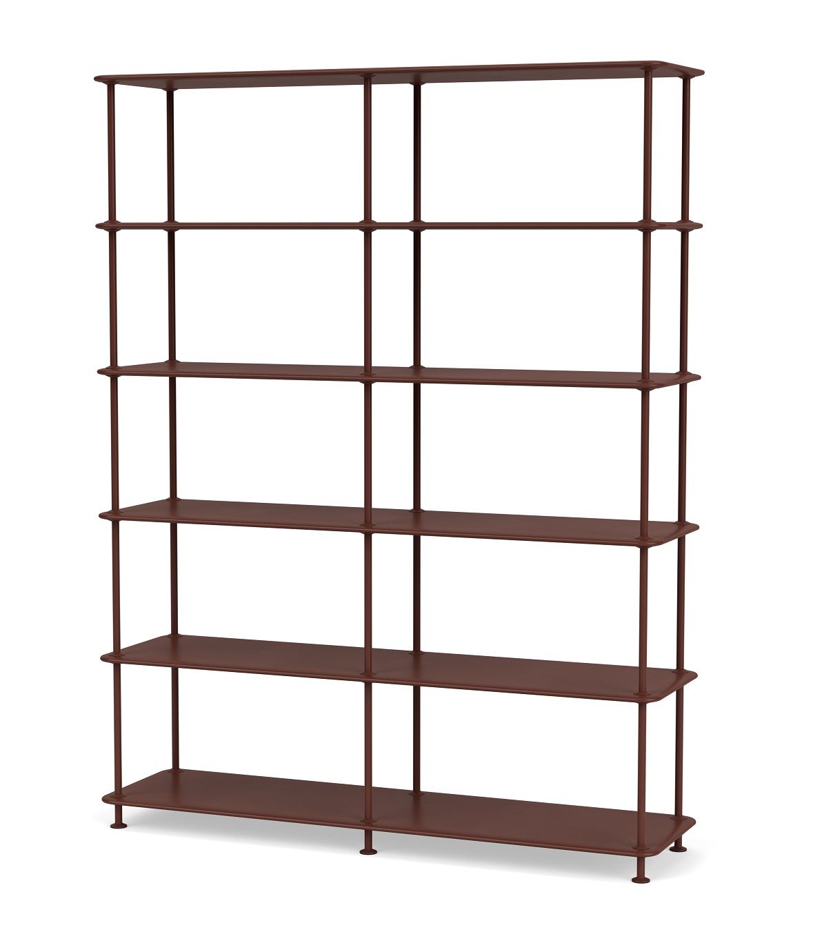 Montana Free Regal in Braun: Modernes, modulares Regalsystem für Wohnzimmer und Büro.