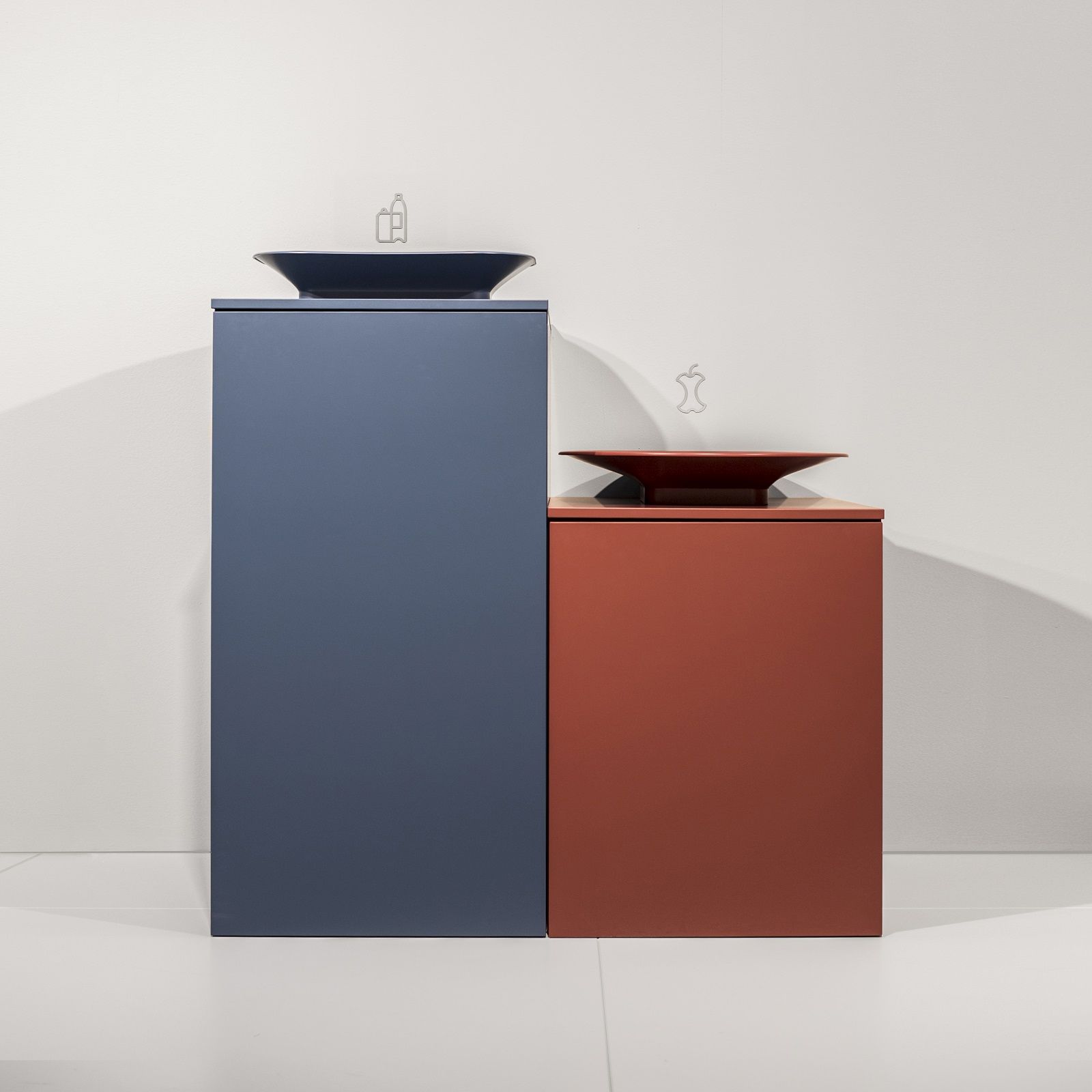 Exhibit Bin Mülleimer / Mülltrennung Mizetto QUICK SHIP