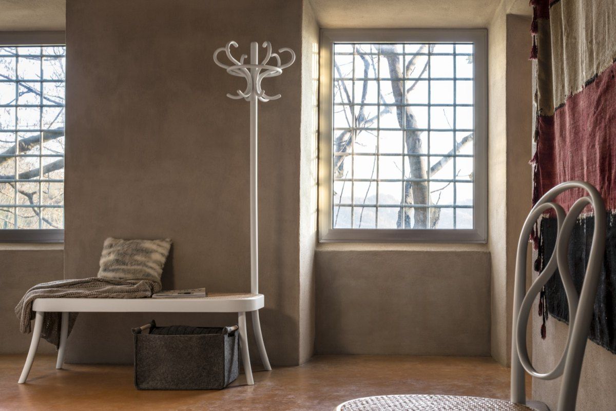 Coat Rack Bench Garderobe mit Bank Wiener GTV Design