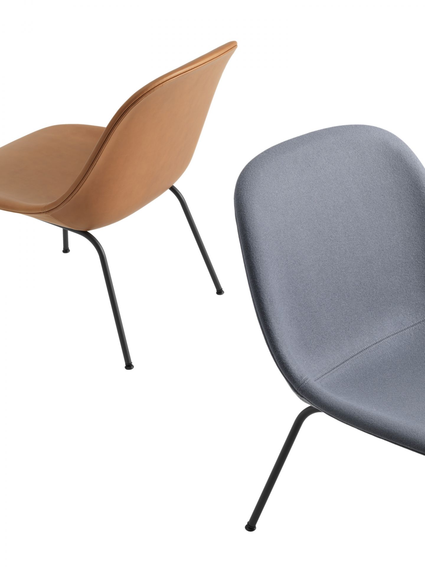 Fiber Lounge Chair Tube Base Stuhl Muuto