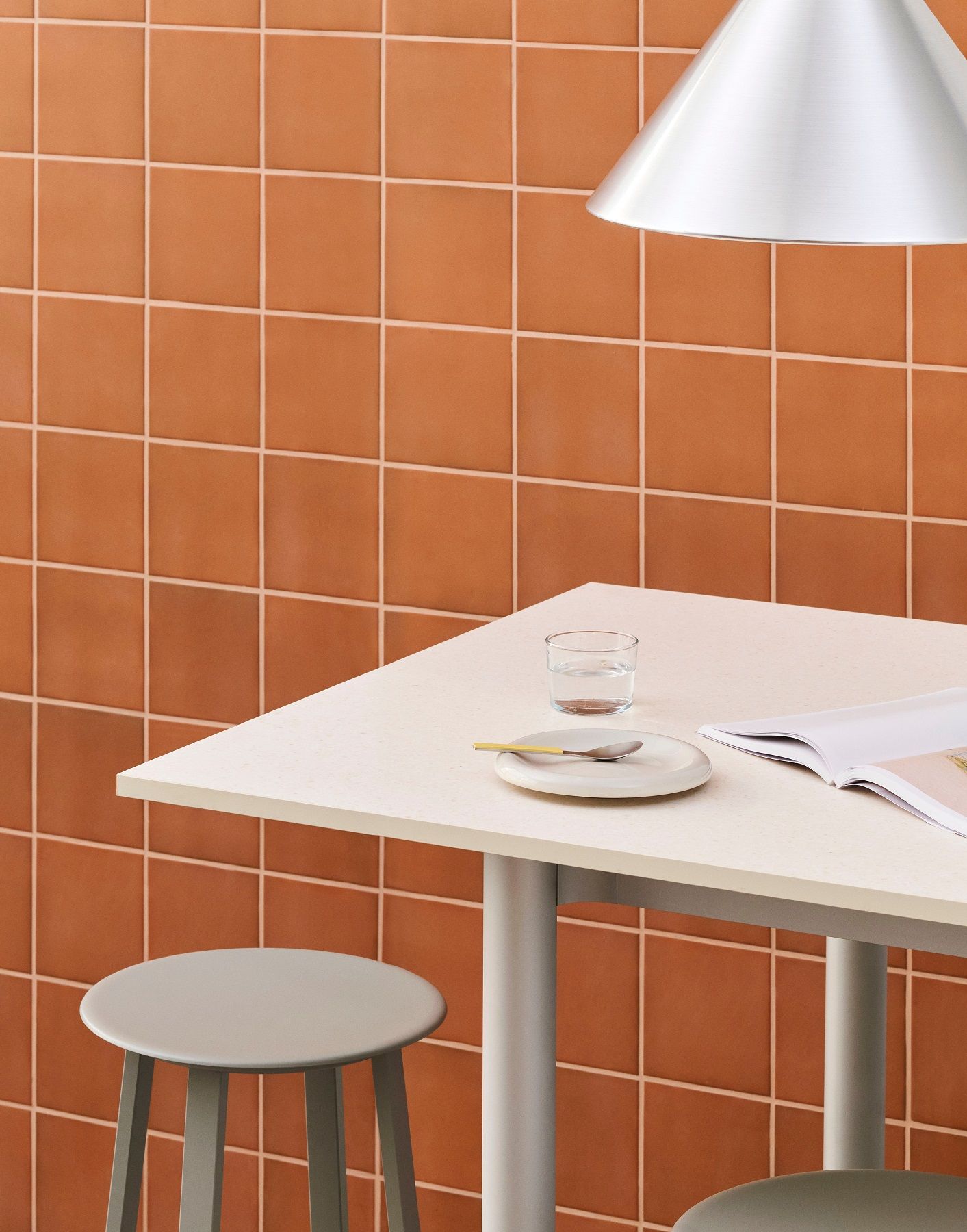 Compass Pendant 430 Pendelleuchte Aluminium brushed Hay