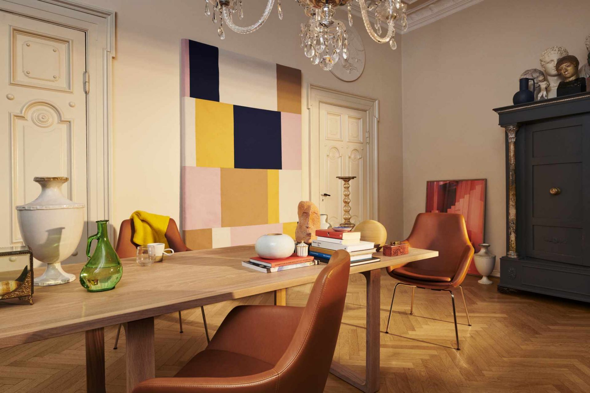 Little Giraffe Stuhl 3201R Abnehmbarer Bezug Fritz Hansen