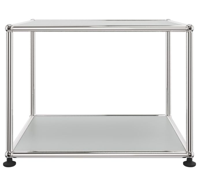 USM Haller Beistellmöbel offen schmal Lichtgrau 