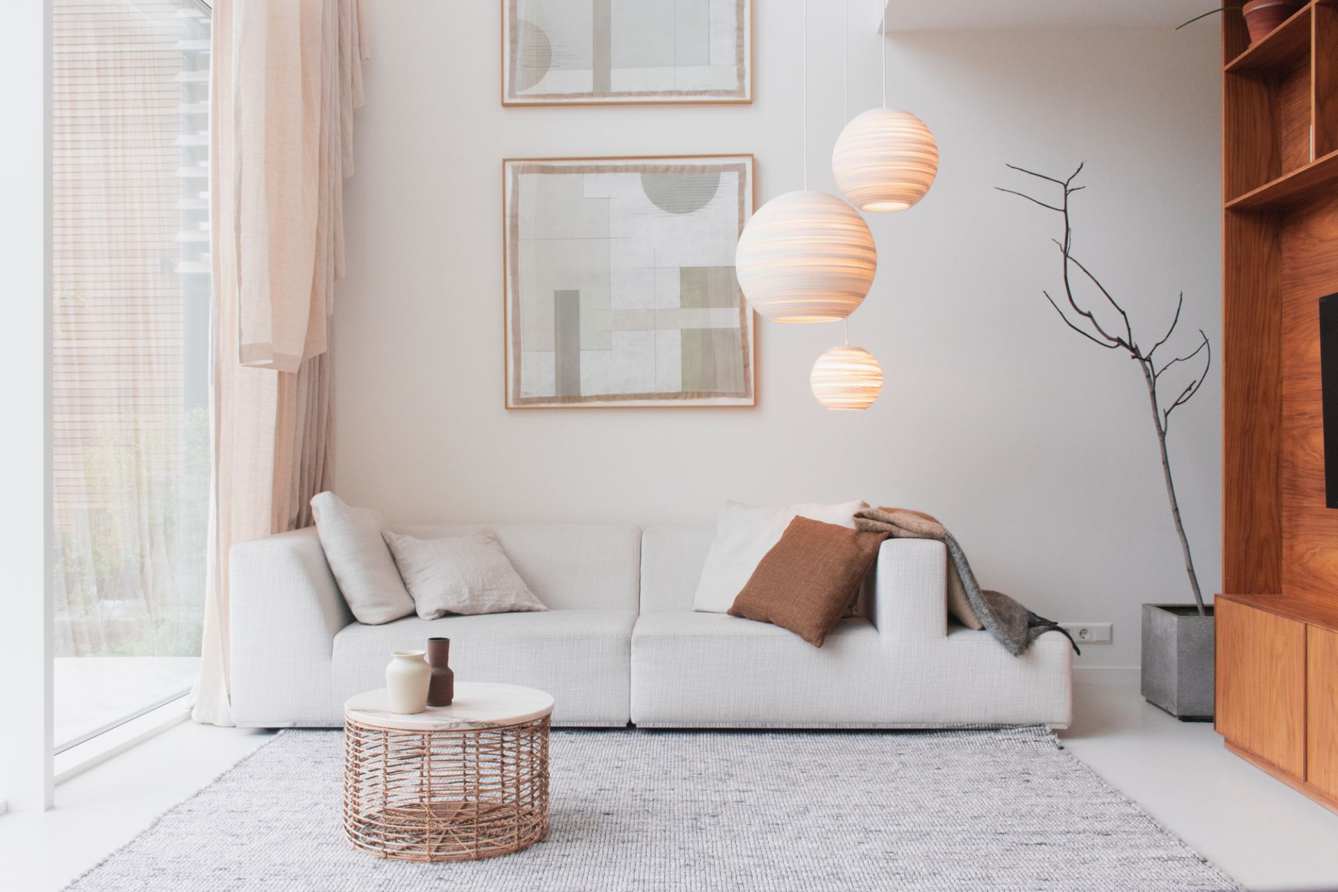 Scraplights Moon 18 Hängeleuchte Weiß Graypants