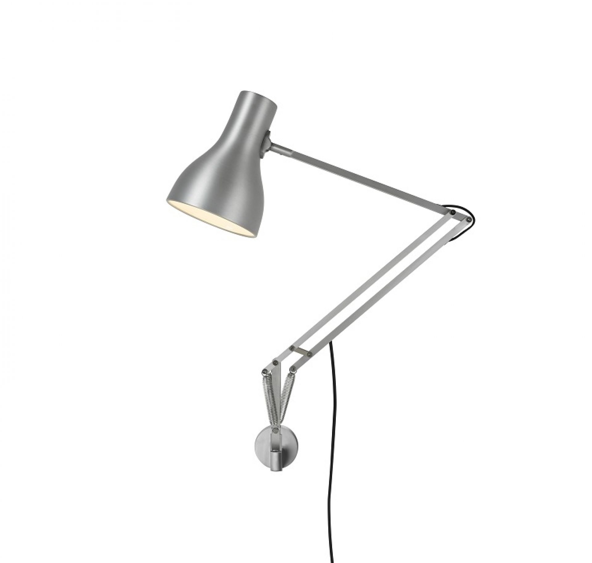 Type 75 Wall Mounted Wandleuchte Anglepoise Silber