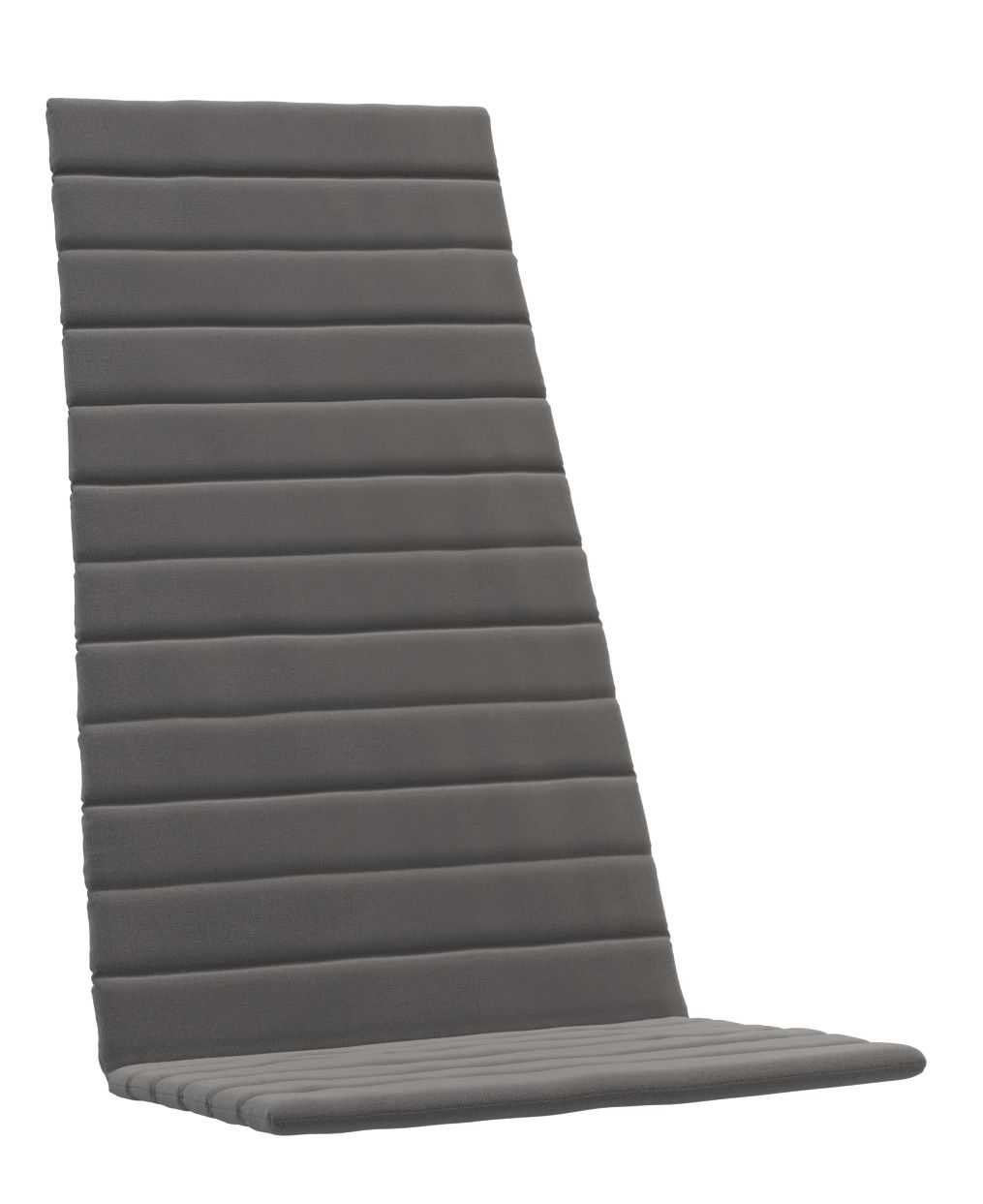 Graues Between Lines Sitzkissen für Liegestuhl von Skagerak by Fritz Hansen, Outdoor geeignet.