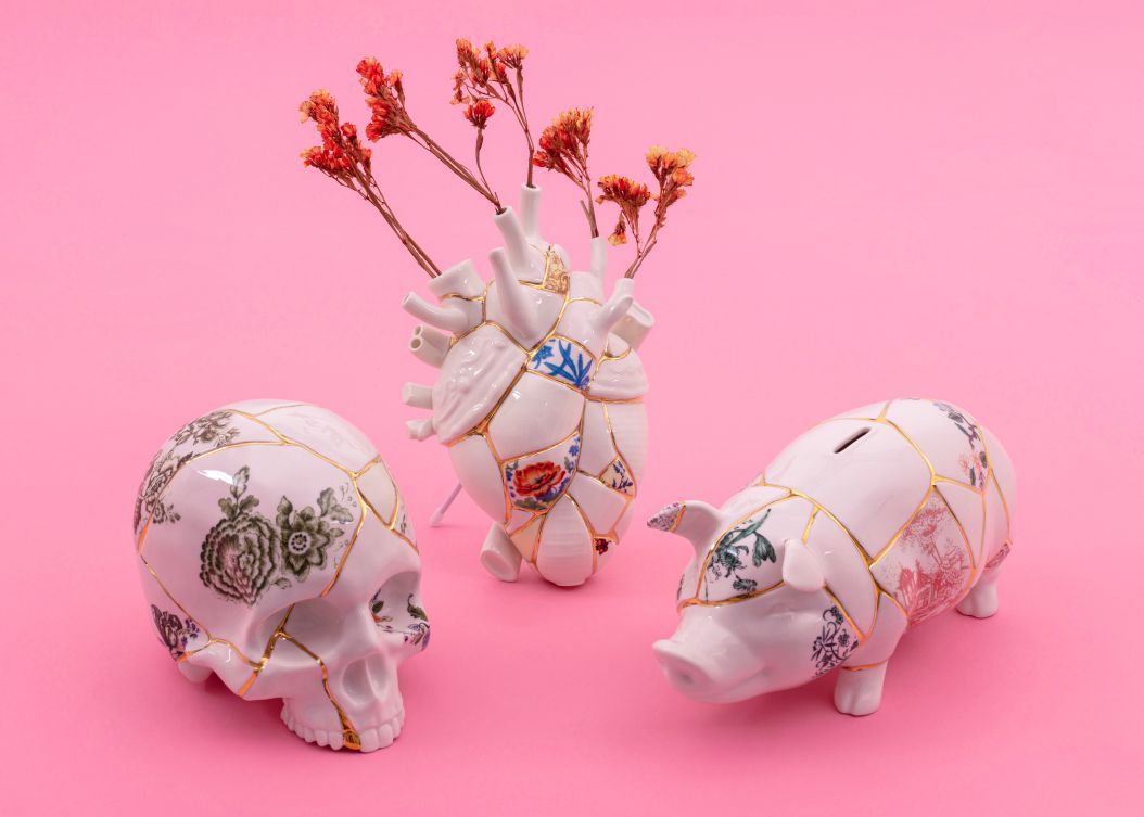 Kintsugi Moneybox Spardose Piggy Bank Seletti