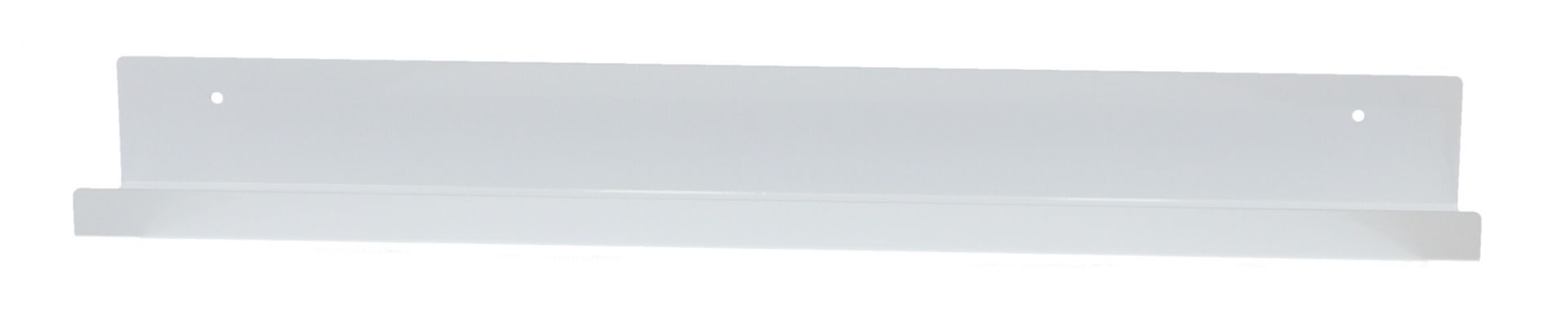 Weißes Jill Wandregal von Jan Kurtz, 80 cm breit, für Bücher und Dekoration.