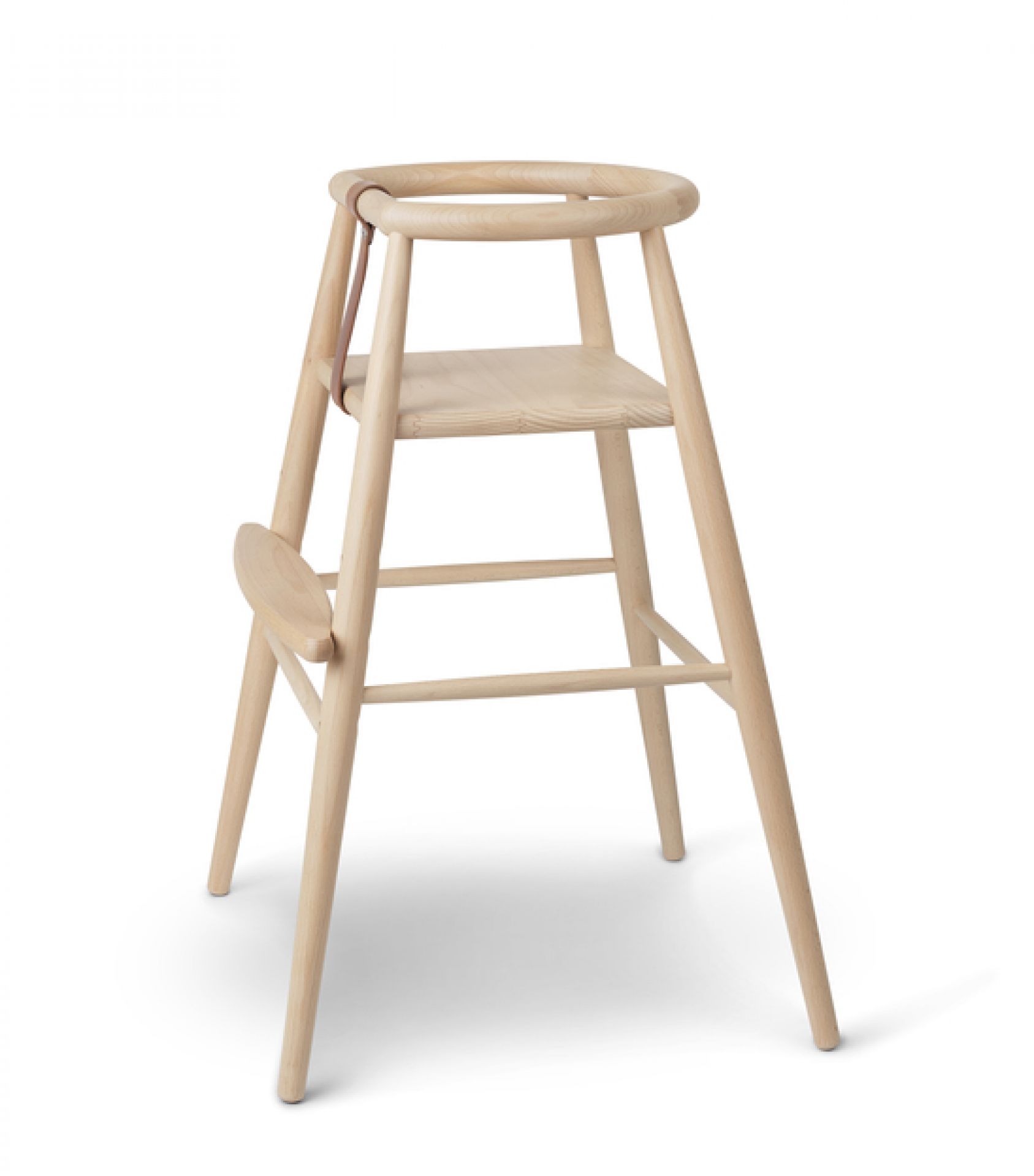 ND54 Hochstuhl aus Buche von Carl Hansen & Søn, skandinavisches Design für Kinder.