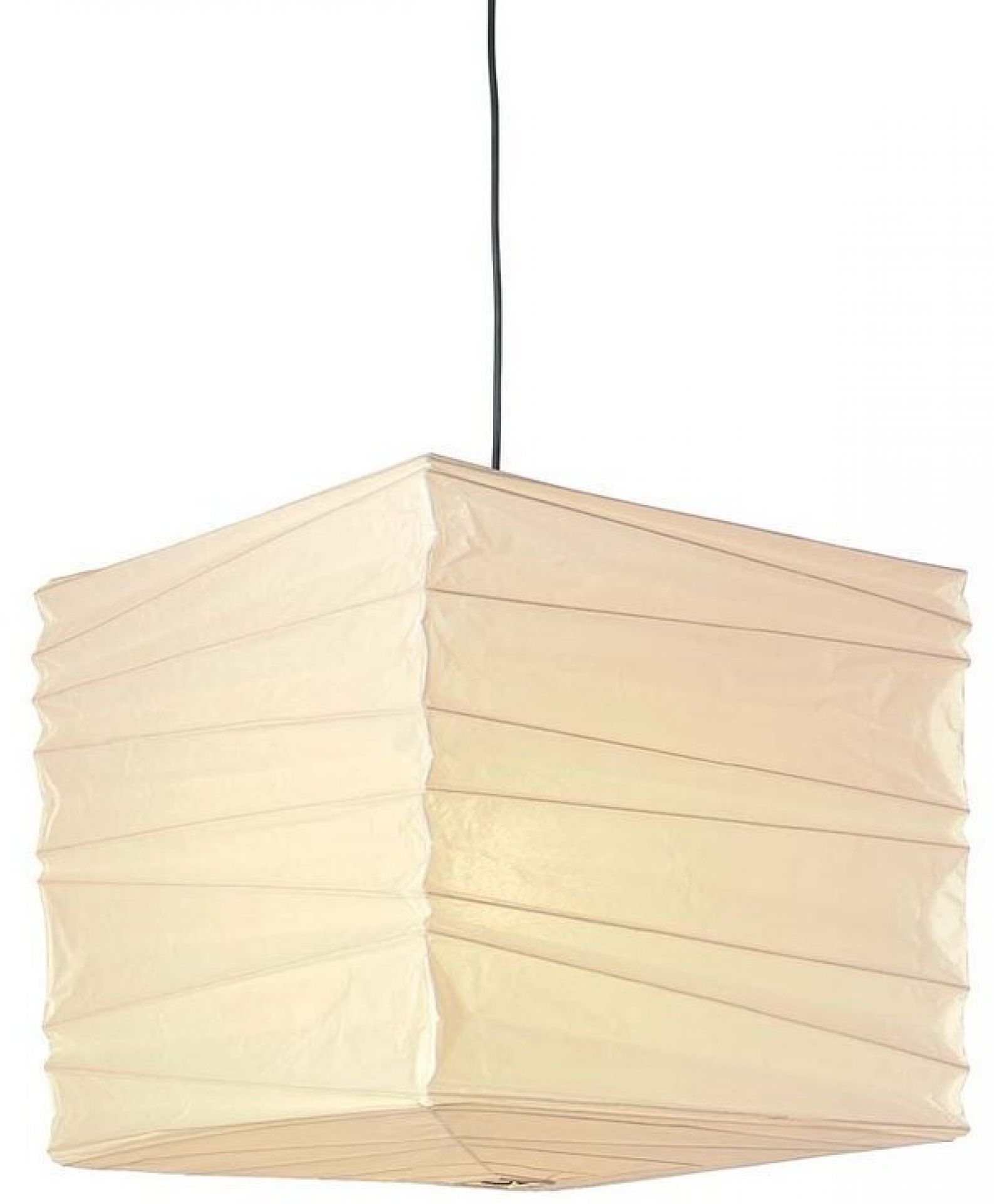 Hängeleuchte Akari 45X von Vitra: Kubische Papierlampe für sanftes Licht im Wohnraum.