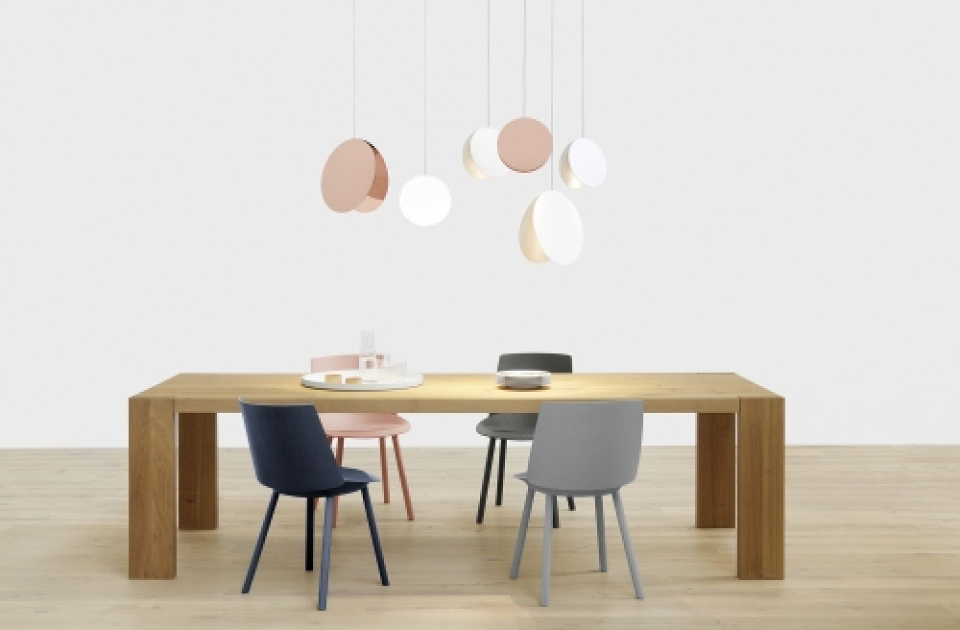 CH04 Houdini Stuhl EICHE GEBEIZT LACKIERT SCHWARZ e15 EINZELSTÜCK