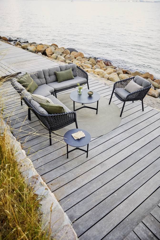 Ocean 2-Sitzer Sofamodul Links Sofa Outdoor Cane-Line 