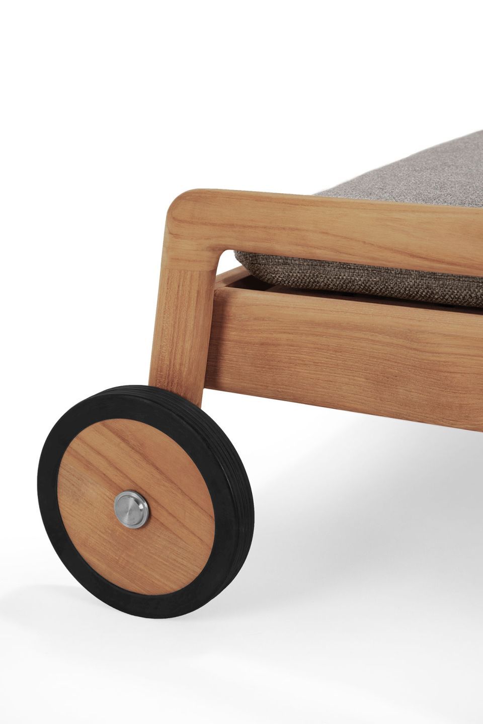 Jack Outdoor verstellbare Liege Teak Ethnicraft Mokka