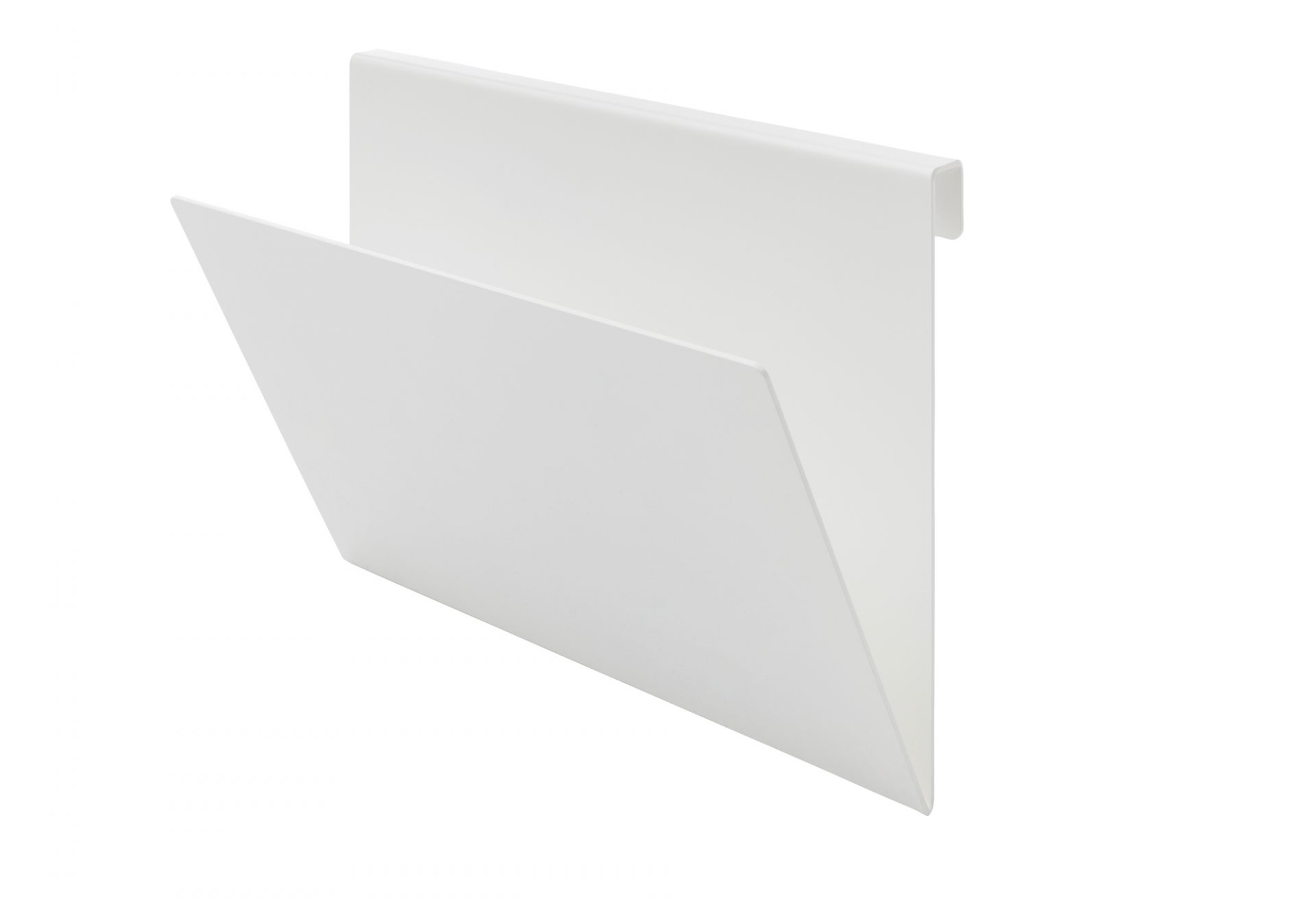 Weißer Flai Kleiderhaken von Müller Möbelwerkstätten für Sekretär, Zubehör für Ordnung am Arbeitsplatz.