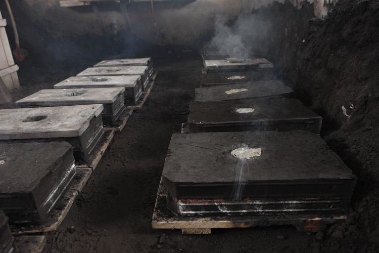 Walter Gropius Türdrücker Tecnolumen Nickel poliert