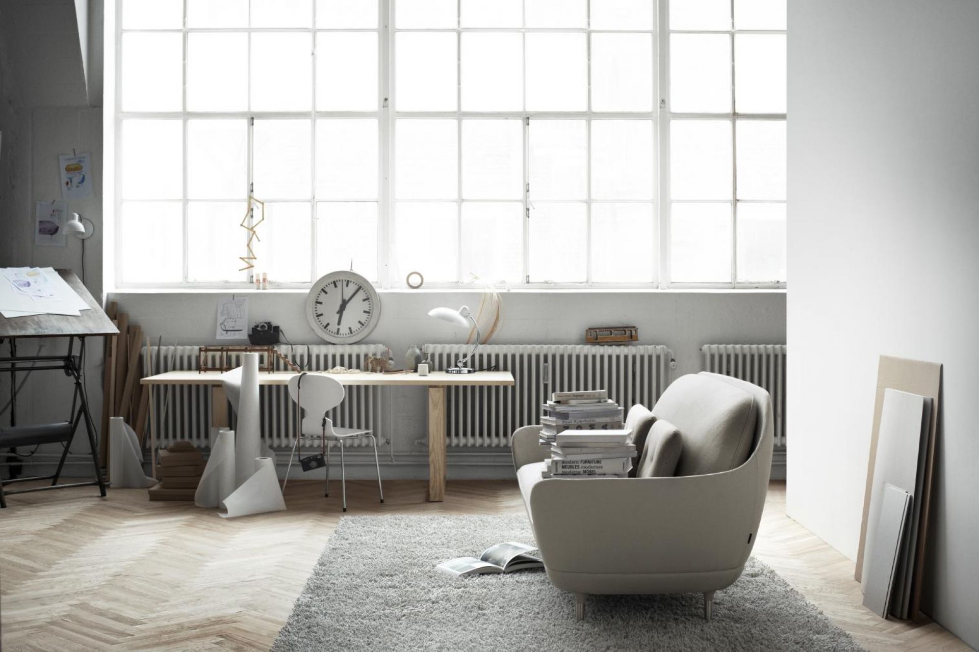 Die Ameise Stuhl 3101 4-Bein Gestell Fritz Hansen