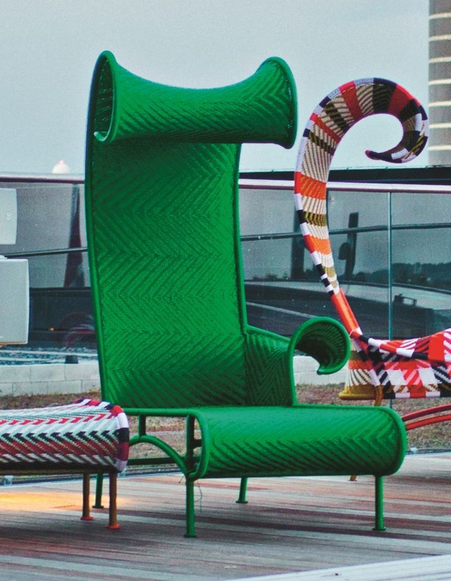 Shadowy Chaise Longue Liege M' Afrique Collection Moroso