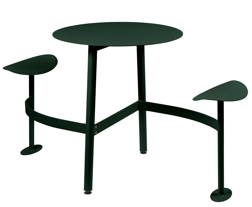 Bolder 2-Sitzer-Tisch mit Sitzflächen Outdoor Fermob