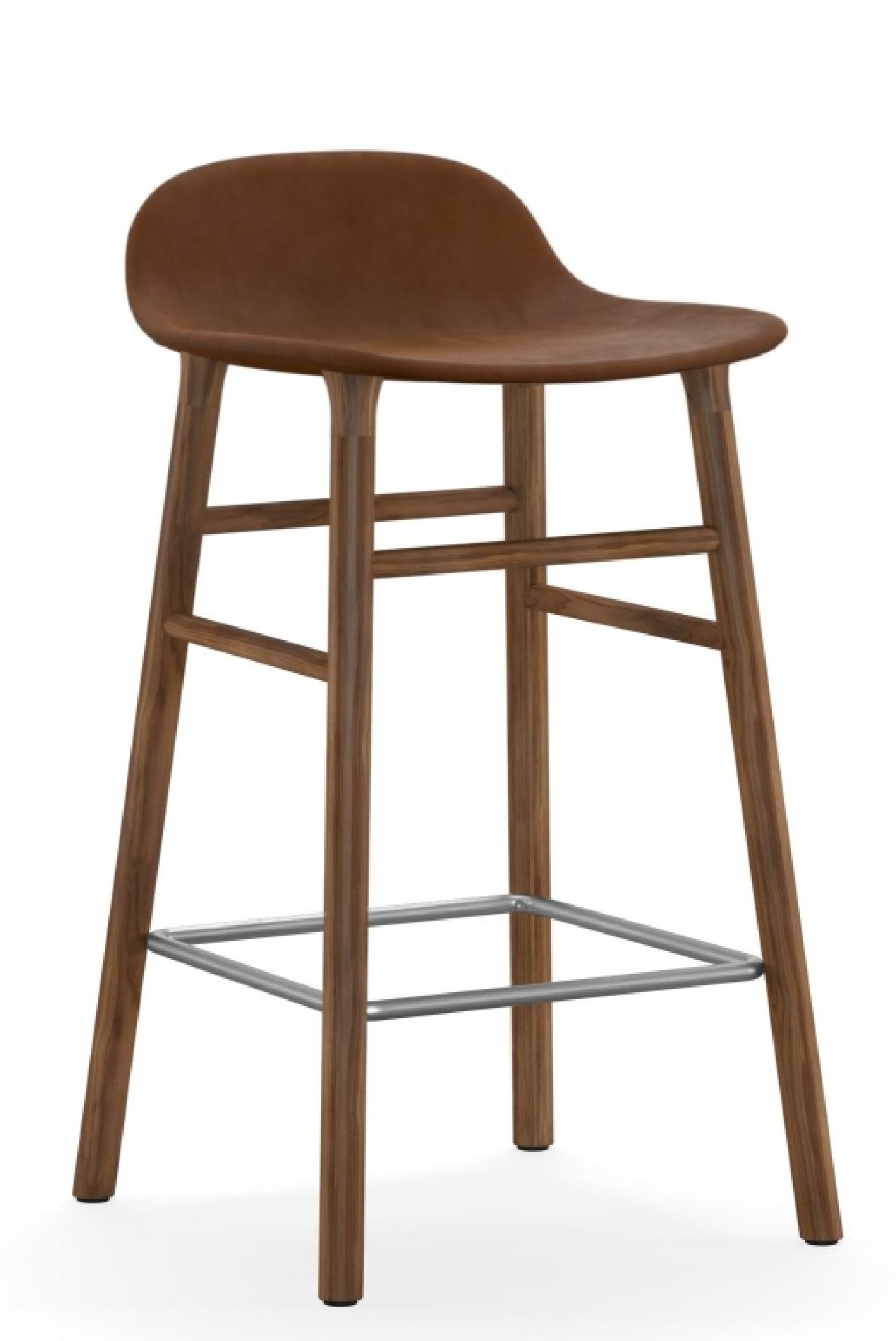 Form Barstool Barhocker H 75 cm Holz Gepolstert Normann Copenhagen