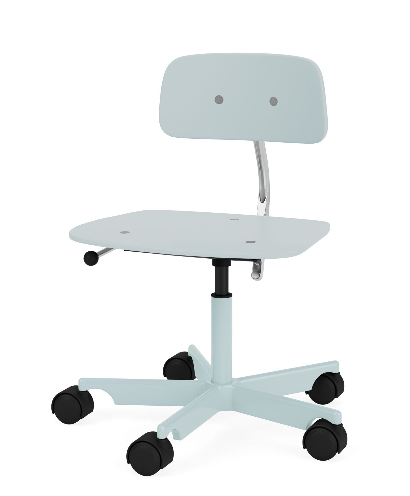 Kevi Kids Drehstuhl in Flint Montana, ein ergonomischer Bürostuhl für Kinder mit Rollen.