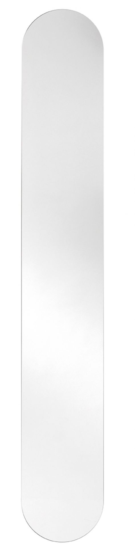 Schönbuch Slot Hängegarderobe, weiße, schmale Wandgarderobe mit abgerundeten Ecken für Flur und Diele.