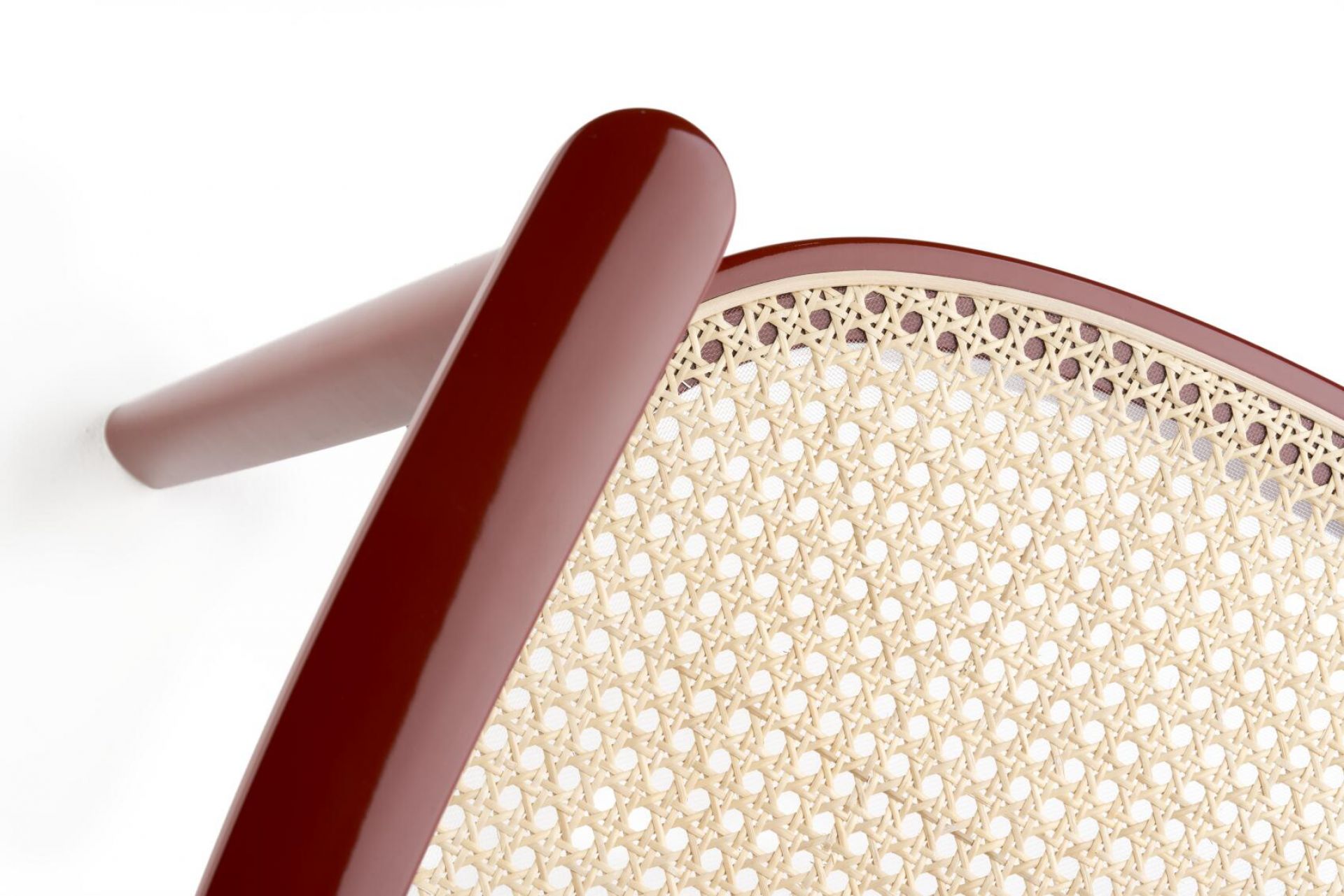 Holzsesessel mit Armlehnen 119 F Hochglanz Thonet