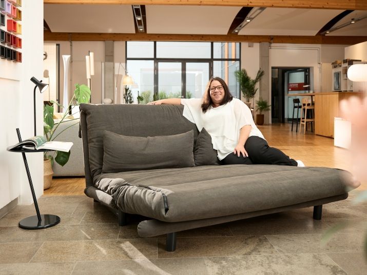 Multy First Schlafsofa 3-Sitzig mit Keilkissen ligne roset