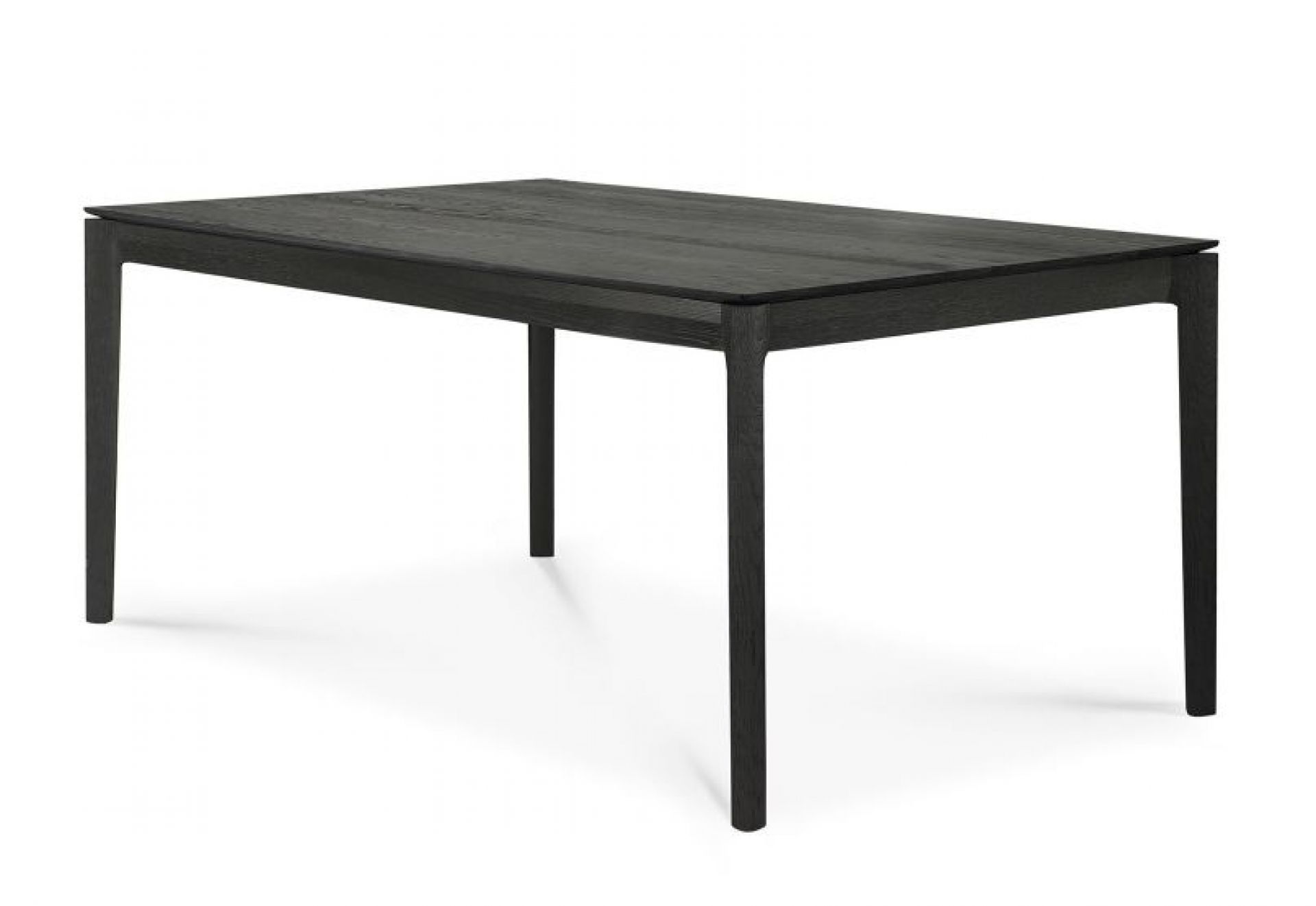 Schwarzer Bok Esstisch aus Eiche von Ethnicraft, ausziehbar, mit schlichtem, modernem Design.