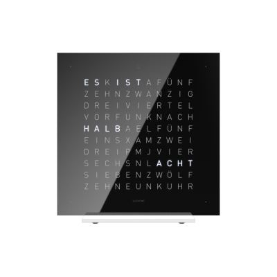 Earth 13.5 Pure Edition Tischuhr / Zeitobjekt Deutsch QLOCKTWO
