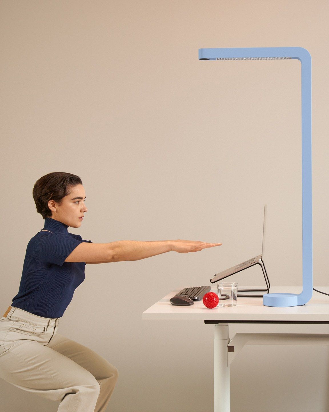 Team Mini Tischleuchte 3500 K Grau