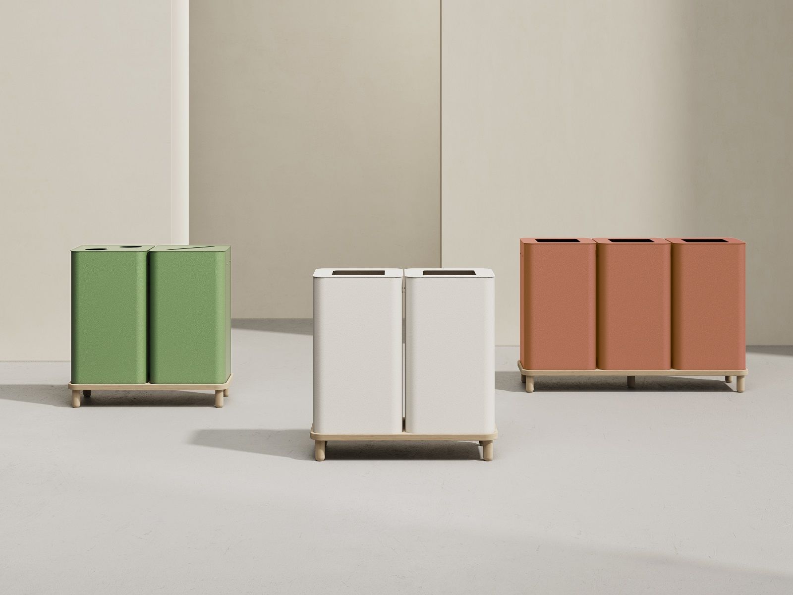 Arkad Bin Mülleimer / Mülltrennung Mizetto QUICK SHIP