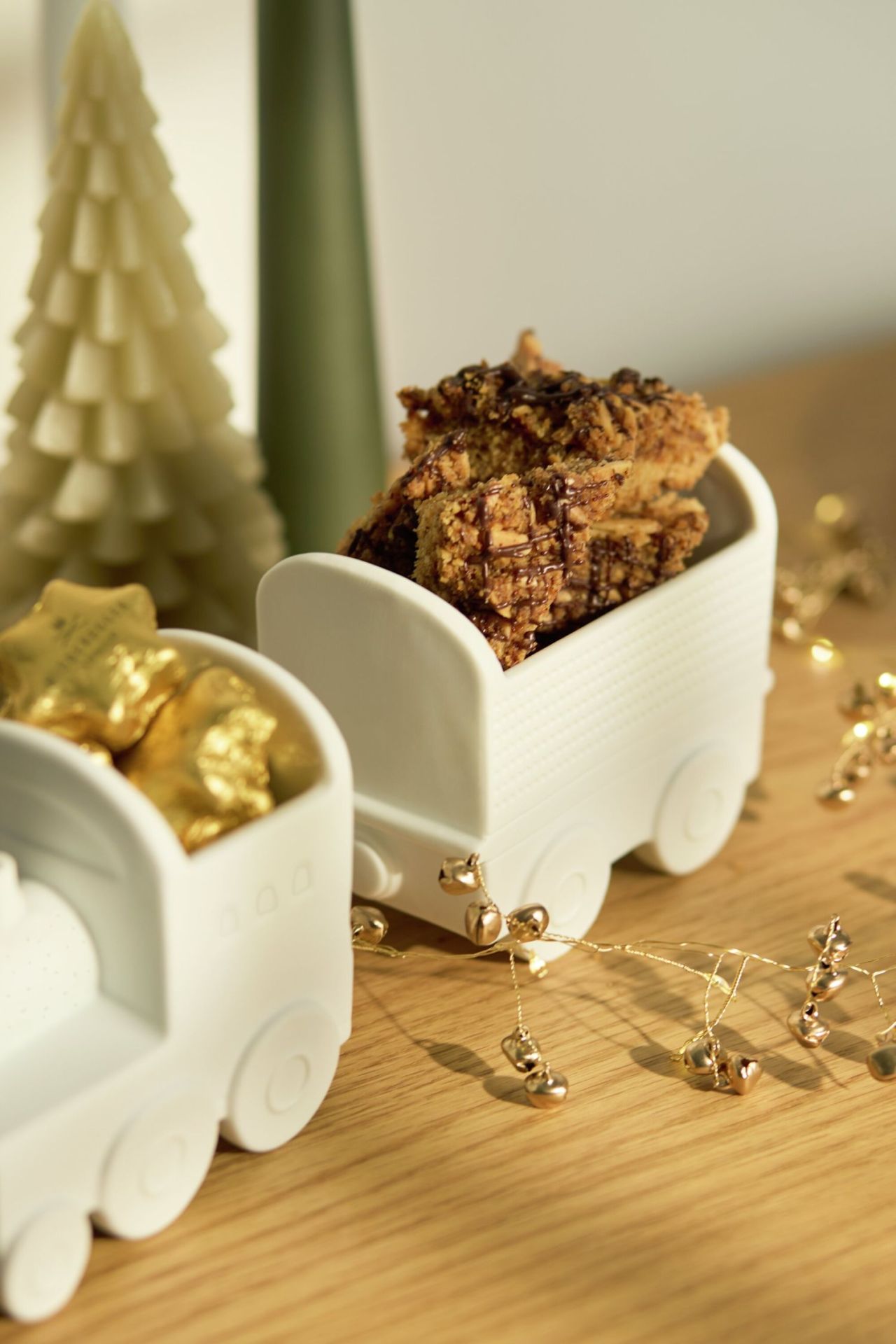 Weihnachtszug Set Schalen-Set Räder