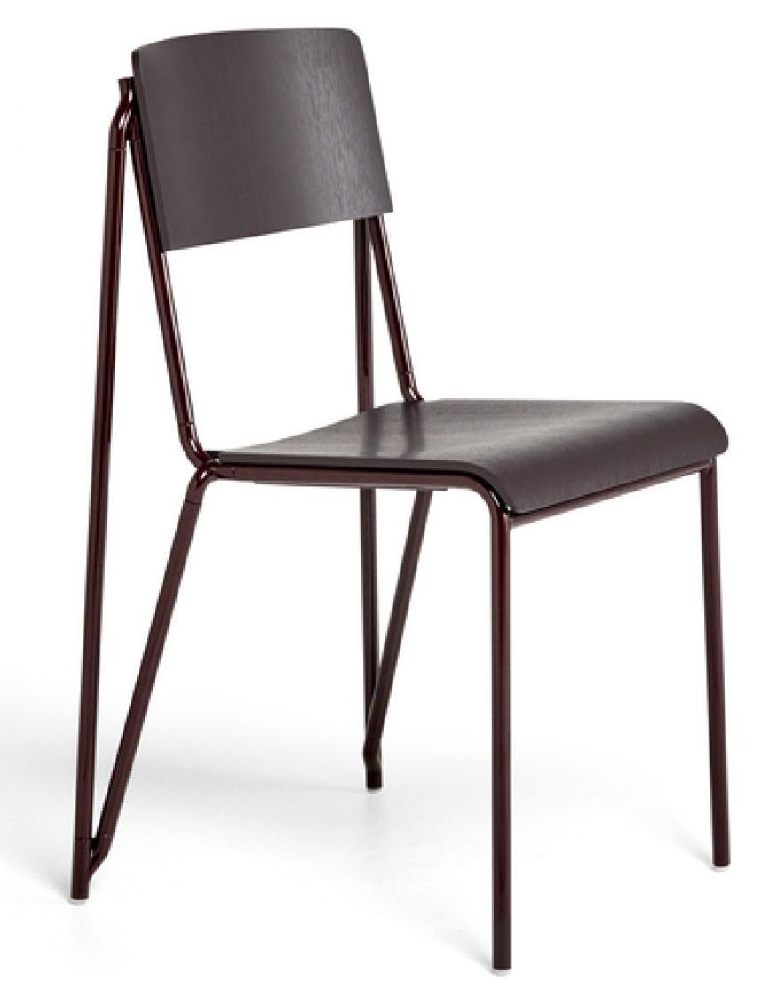 Petit Standard Stuhl DUNKLES BORDEAUX Hay EINZELSTÜCK