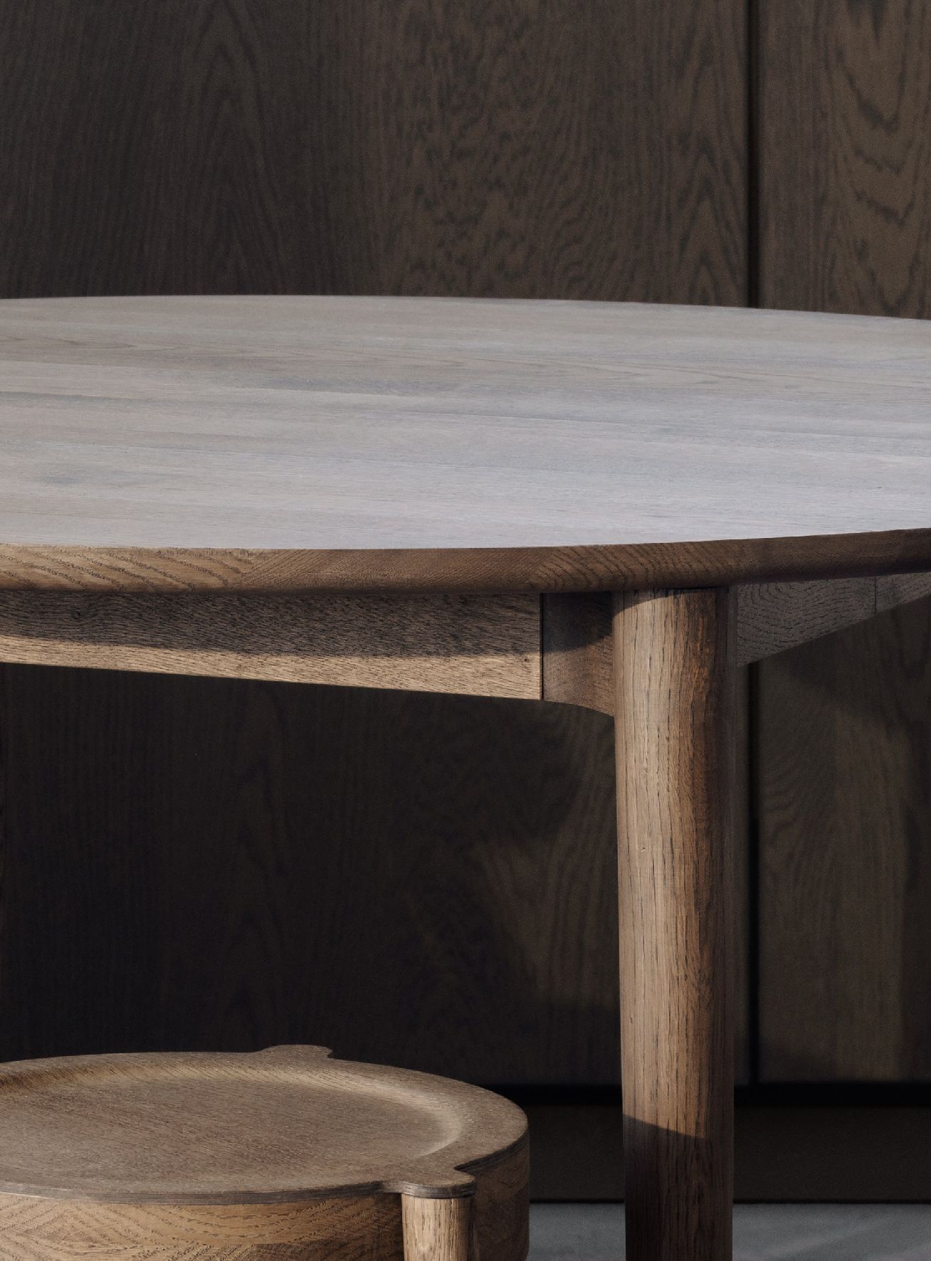 Expand Dining table Circular Ausziehtisch / Esstisch Northern